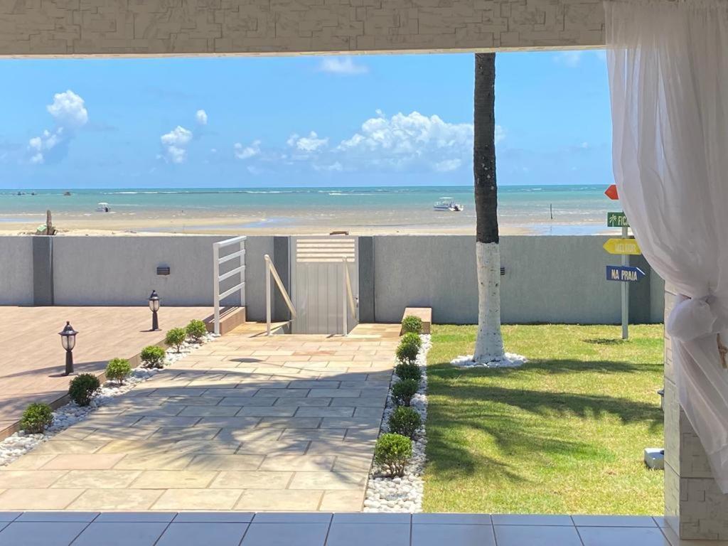 Casa Pe Na Areia Villa São José da Coroa Grande Exteriör bild