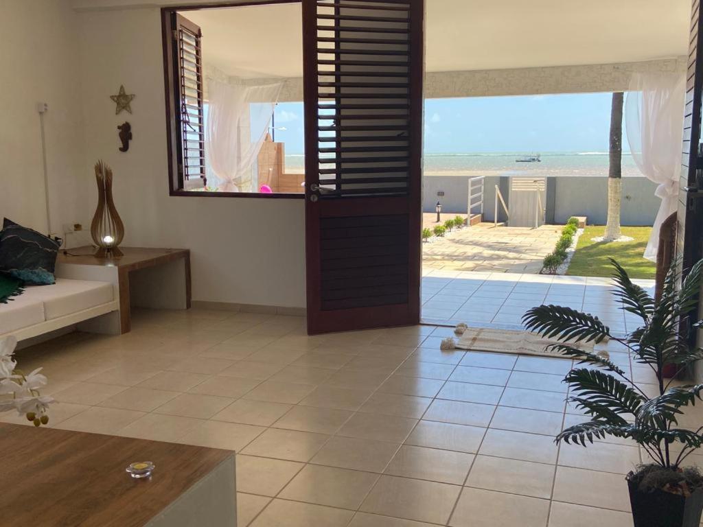 Casa Pe Na Areia Villa São José da Coroa Grande Exteriör bild