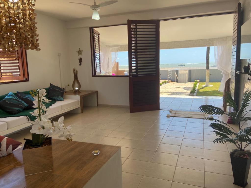 Casa Pe Na Areia Villa São José da Coroa Grande Exteriör bild