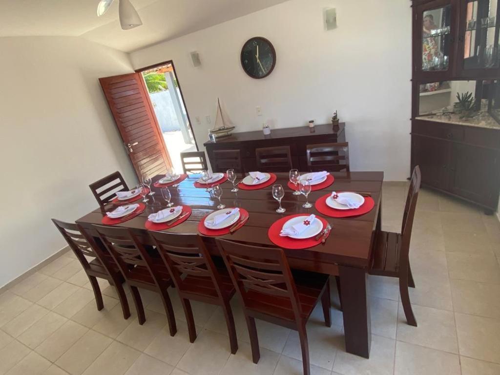 Casa Pe Na Areia Villa São José da Coroa Grande Exteriör bild