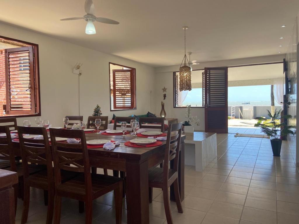 Casa Pe Na Areia Villa São José da Coroa Grande Exteriör bild
